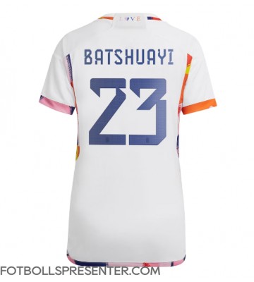 Belgien Michy Batshuayi #23 Borta Matchtröja Dam VM 2022 Kortärmad